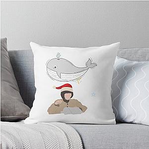 Extraordinary attorney Woo with whale background Christmas hat Throw Pillow