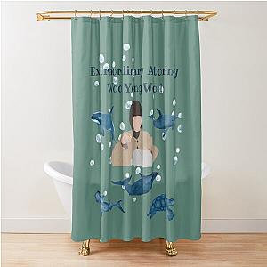 Extraordinary Attorney Woo Whale Shower Curtain