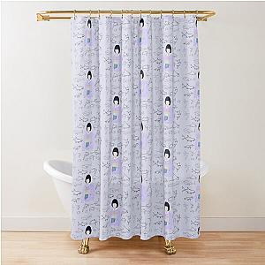 Extraordinary Attorney Woo Yong Whale Background Shower Curtain