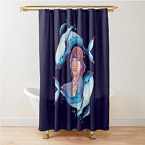 Extraordinary Attorney Woo with Whale Design Shower Curtain