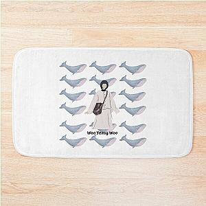 Extraordinary Attorney at Whale Background Bath Mat