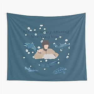 extraordinary attorney Woo Yong Woo Whale Tapestry
