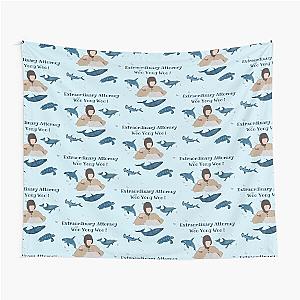 Extraordinary Attorney Woo Whale Background Tapestry