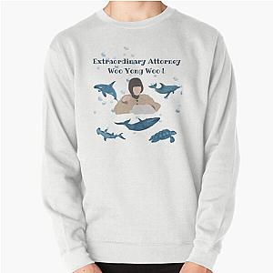 Extraordinary attorney Woo Yong whale Pullover Sweatshirt