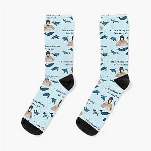 Attorney Yong Woo Whale Background Socks