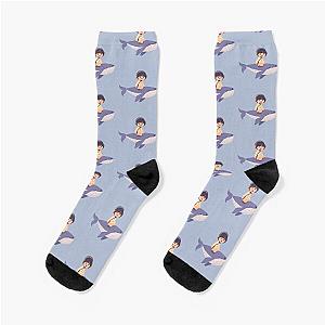 Extraordinary attorney young whale Morcaworks Socks