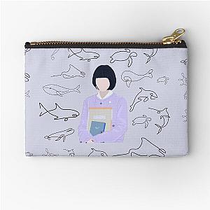 Extraordinary Attorney Woo Whale Background Zipper Pouch