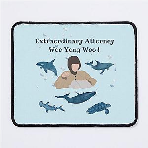 extraordinary Attorney Woo whale background Mouse Pad