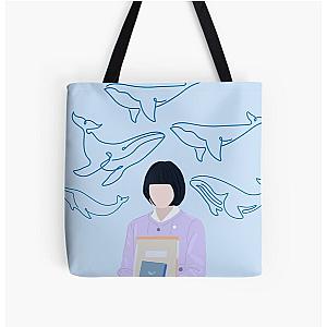 Extraordinary Attorney at Woo Whale Background All Over Print Tote Bag
