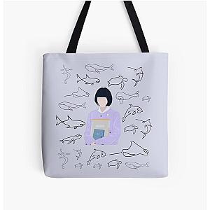 City attorney Woo whale background All Print Tote Bag