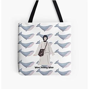 Extraordinary Attorney at Whale Background All Over Print Tote Bag