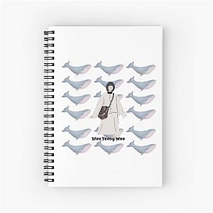 Extraordinary attorney Woo whale background Spiral Notebook becomes 

Extraordinary Attorney at Woo Spiral Notebook.