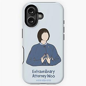 Extraordinary Attorney Woo Poster, Kdrama Fan Art, Netflix Legal Drama iPhone Tough Case