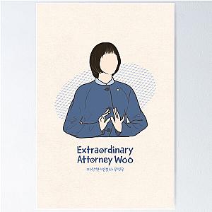 Extraordinary Attorney Woo Poster, Netflix Legal Drama Gift Poster