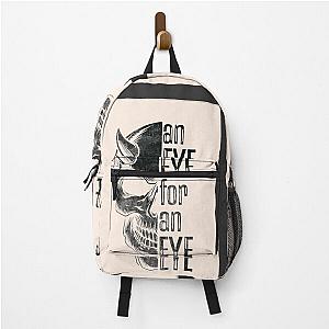 An eye for an eye backpack