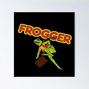 Frogger Retro Arcade Poster