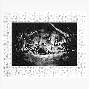 Frogger - Black White Jigsaw Puzzle