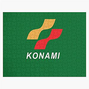 Konami Frogger Castle Metal Gear Logo Silent Hill Logo Love Game Black Jigsaw Puzzle