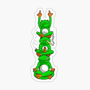 Namaste Mother Frogger Sticker