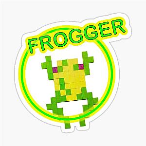 8 bit Frogger Sticker