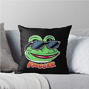 Frogger Throw Pillow