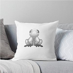 Sad Frogger Throw Pillow