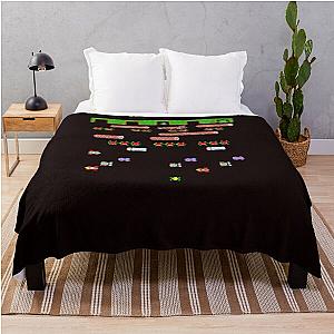 Frogger Arcade Throw Blanket