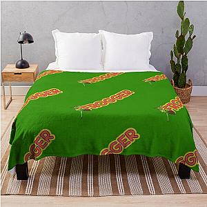 Frogger Logo Frog Throw Blanket