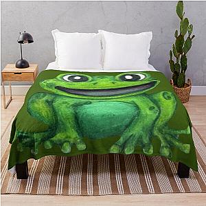 Frogger No. 4 Throw Blanket