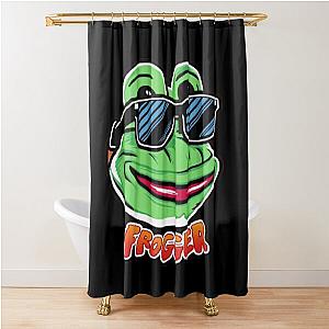 Mr Frogger Shower Curtain
