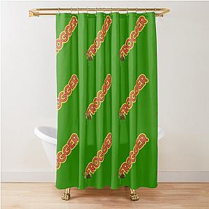 Frogger Logo and Frog Shower Curtain
becomes
Frogger and Shower Curtain