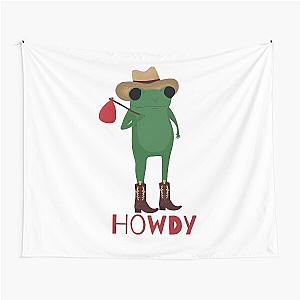 Lone Frogger Tapestry