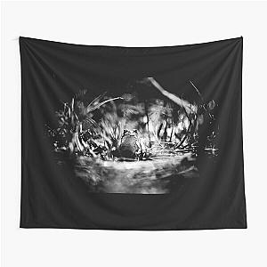 Frogger - Black White Tapestry