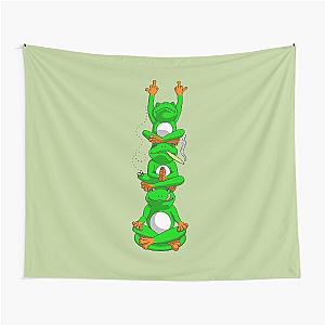Namaste Mother Frogger Tapestry