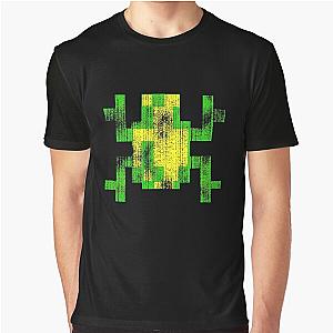 Frogger Worn Effect Graphic T-Shirt