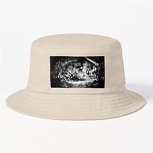 Frogger Black and White Bucket Hat