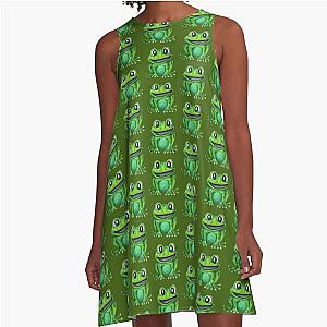 Frogger No. 4 A Line Dress
