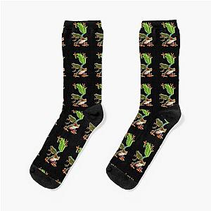 Tree Frogger Socks