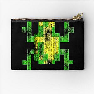 Frogger Worn Effect Zipper Pouch