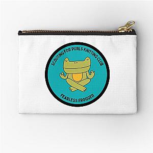 Fearless Frogger Funny Zipper Pouch