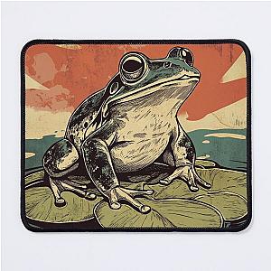 Frogger on a Lily Pad Mouse Pad