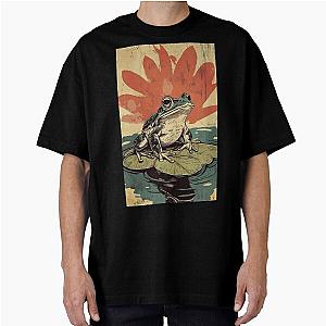 Frogger on a Lillypad Illustration T-Shirt