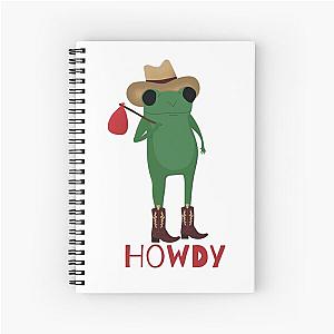 Lone Frog Spiral Notebook