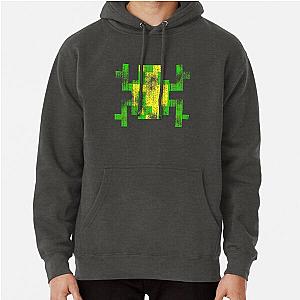 Frogger Worn Effect Pullover Hoodie