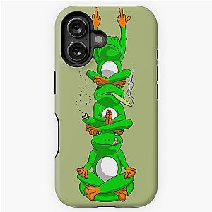Namaste Frogger iPhone Tough Case