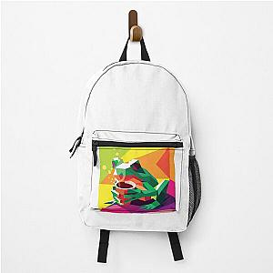 Frogger the coffee lover backpack