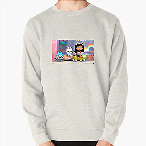 Gabby's Dollhouse Iconic Dollhouse Deliveries and Songs Motif Gabby's Dollhouse Sweatshirts