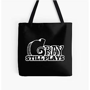 Gray Still Plays HD Logo All Over Print Tote Bag