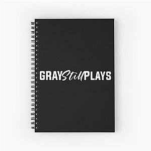 Gray Still Plays HD Logo Spiral Notebook