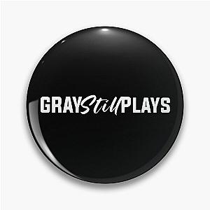 Gray Plays HD Logo Pin